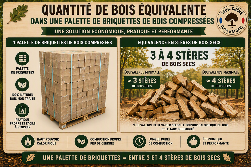 Briquette compressée Eco Déclassé